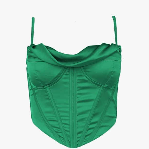Modegal Green Corset - Size 8 - Picture 1 of 7